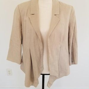 Draped 3/4 sleeve Jacket- UK 16, US 12
